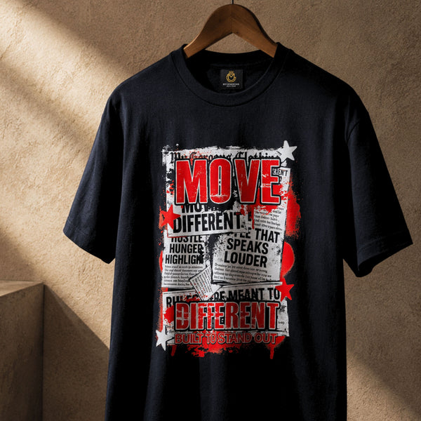 Move Different T Shirt | Premium Graphic T-Shirt for Men