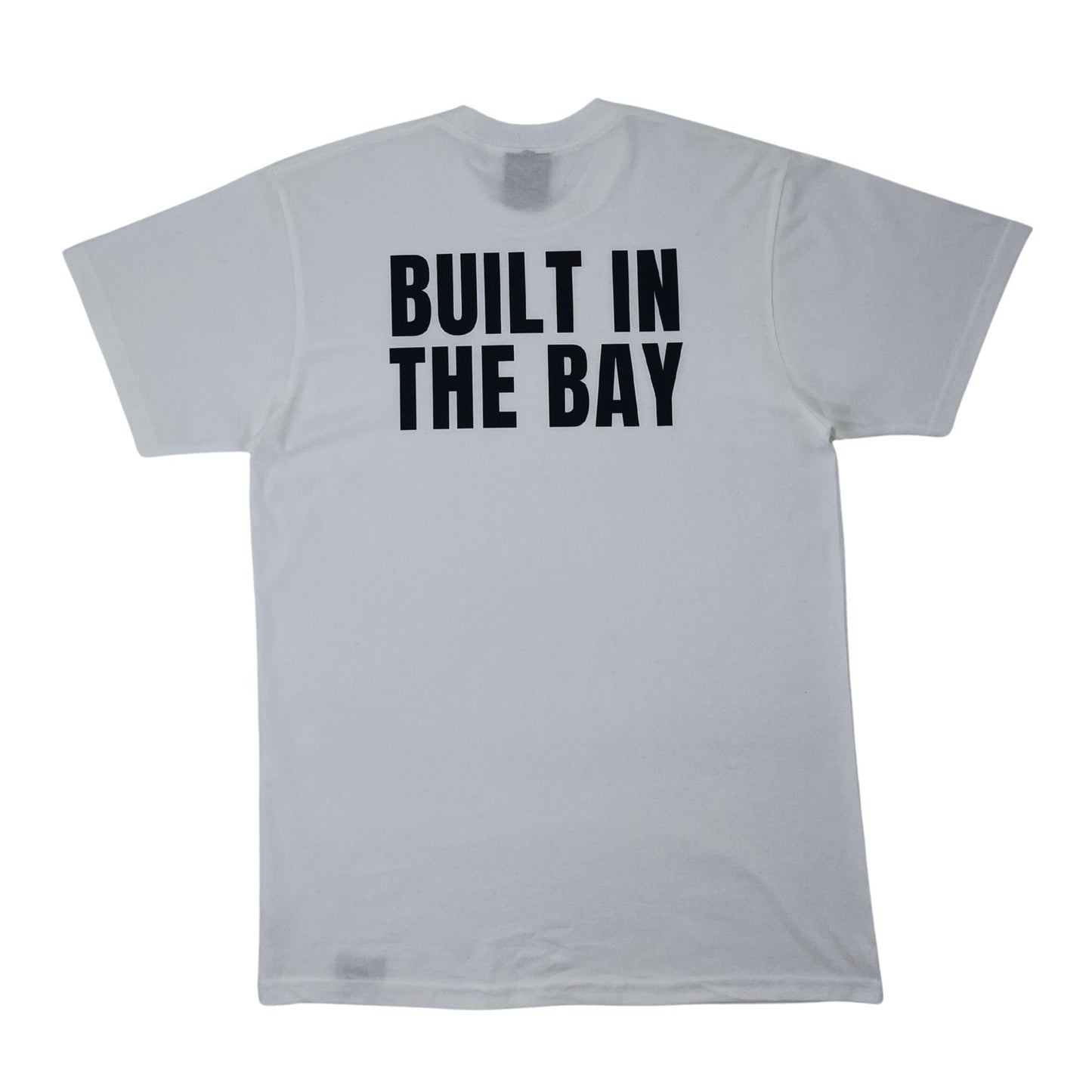 Built In the Bay T Shirt — durable breathable cotton tee with everyday fit. White