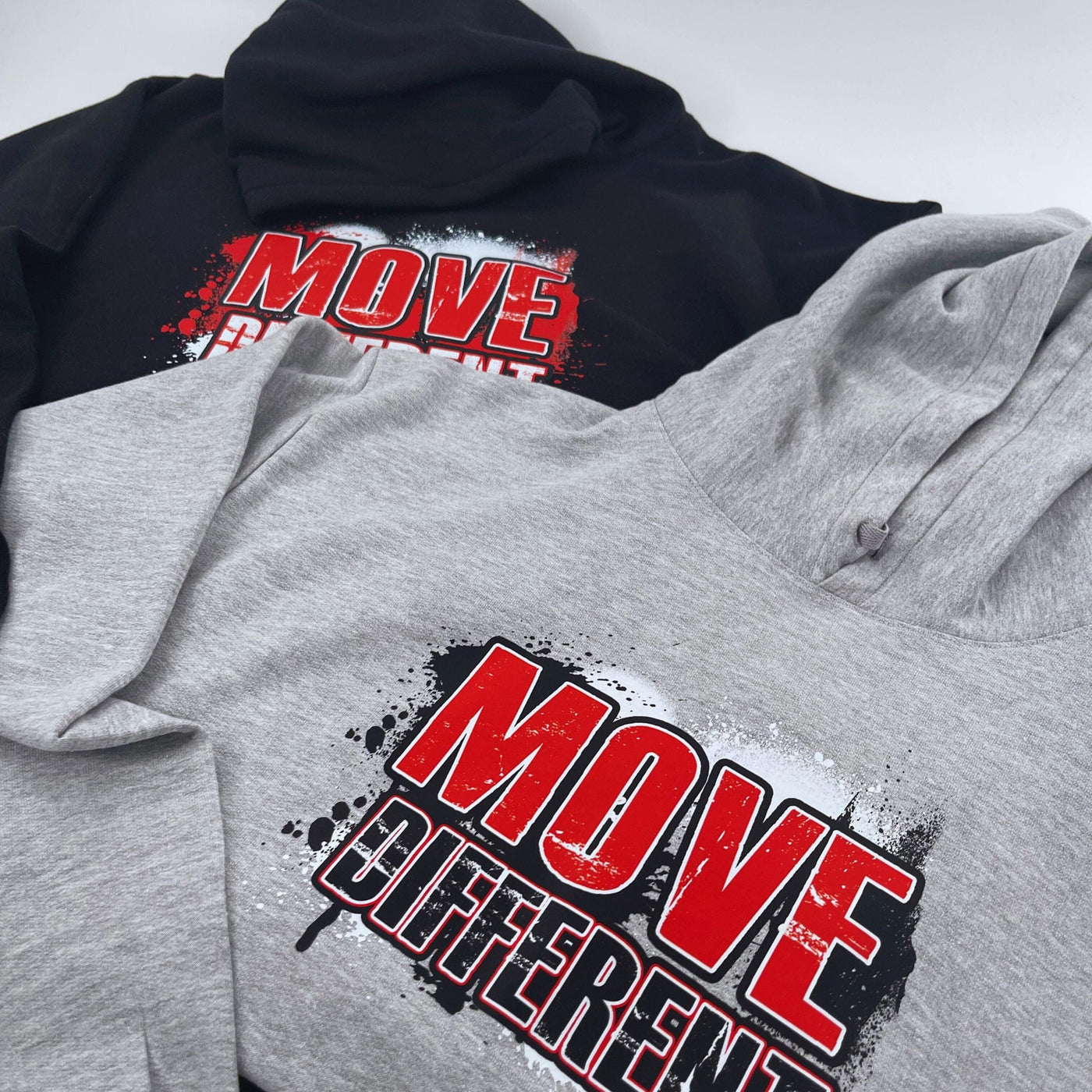 My Gorgeous Clothing Hoodies Move Different Hoodie - Gray and Black