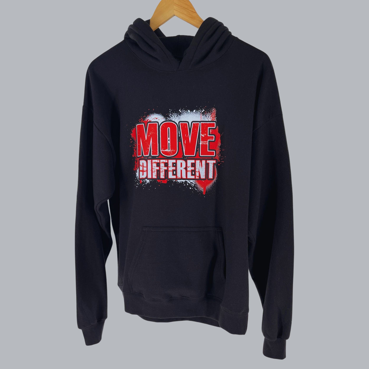 My Gorgeous Clothing Hoodies Move Different Hoodie- Black