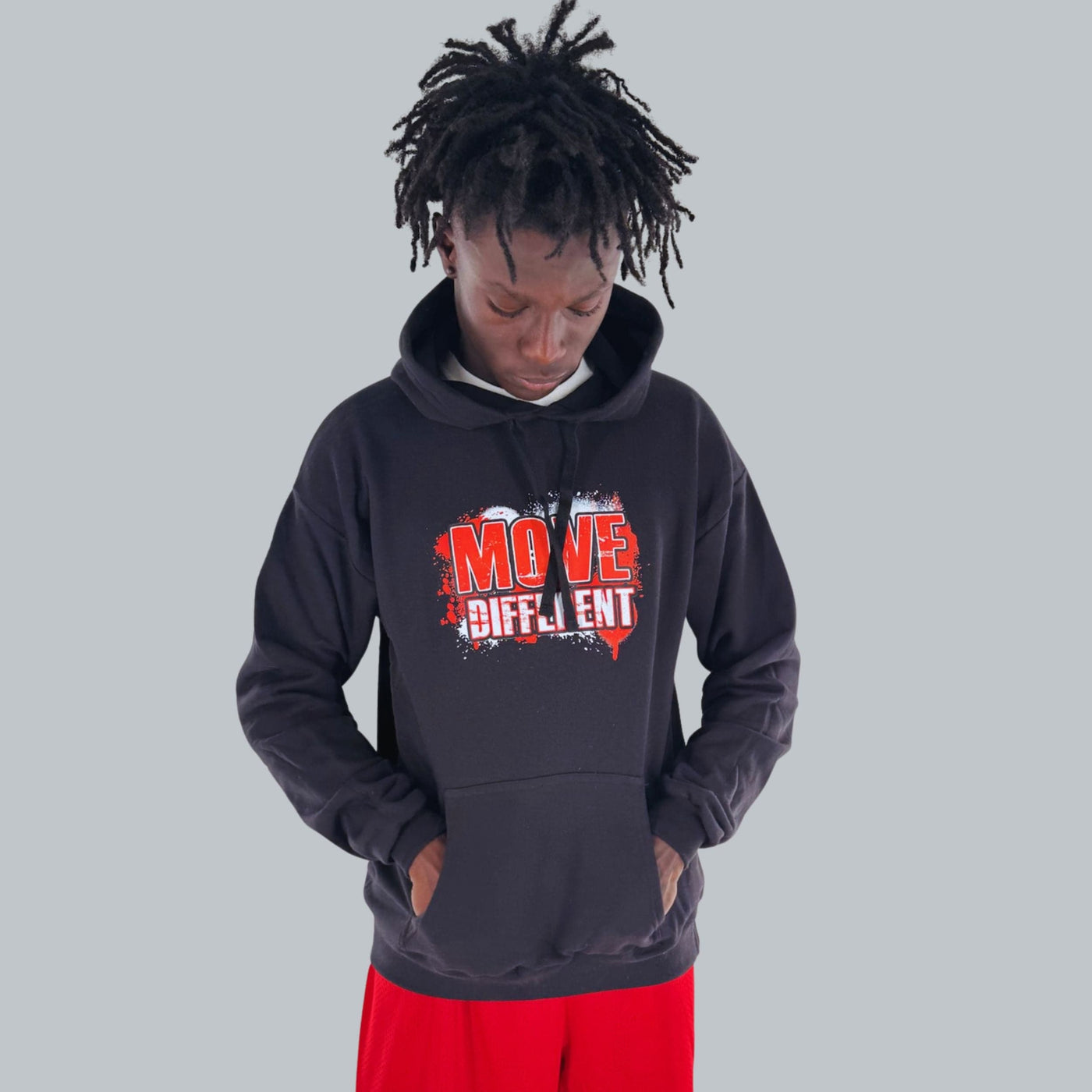My Gorgeous Clothing Hoodies Move Different Hoodie- Black