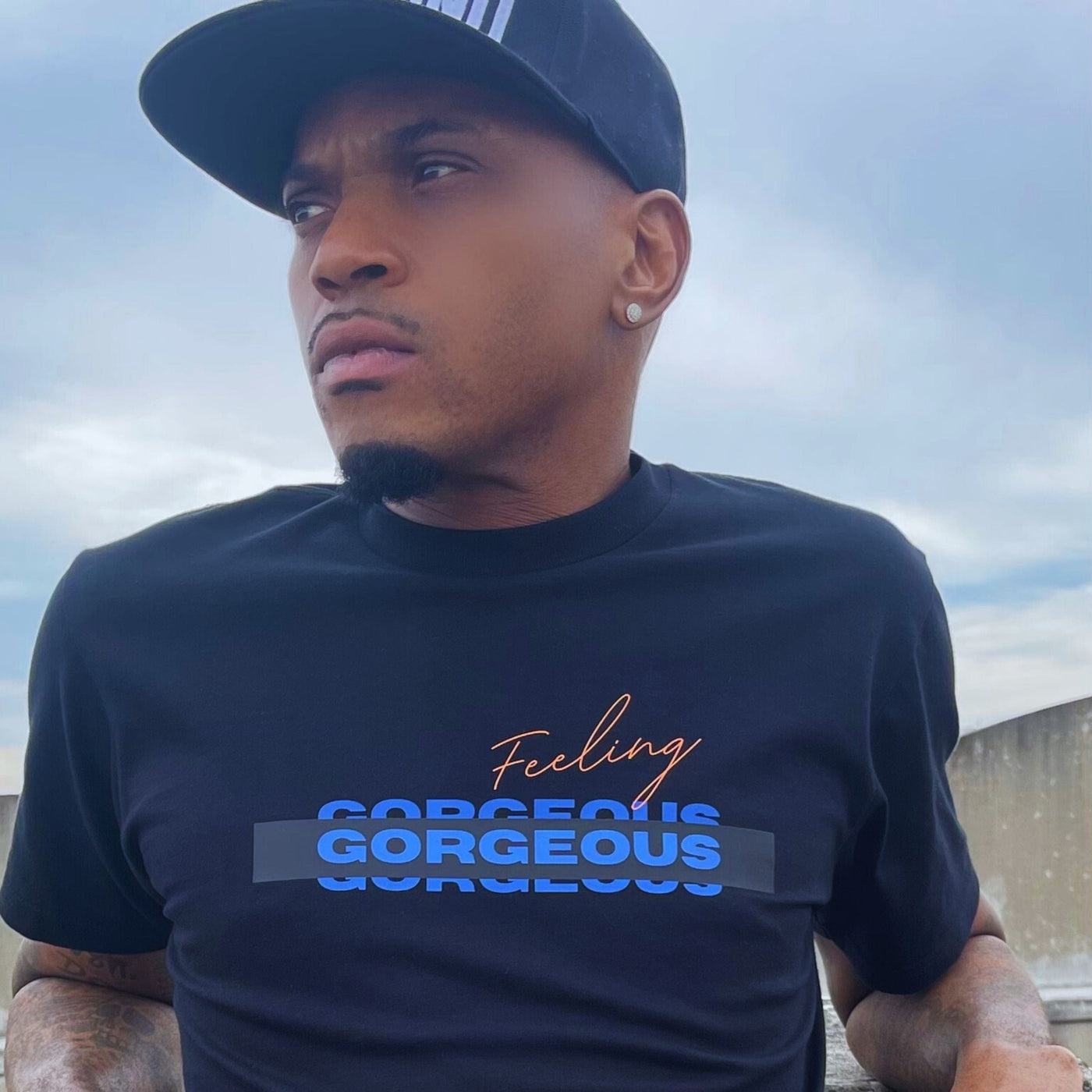Gorgeous Strength T Shirt — lightweight breathable tee with everyday strength and fit. -Black