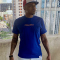 Vintage Dreams T Shirt — classic cotton tee with balanced everyday fit. -Blue