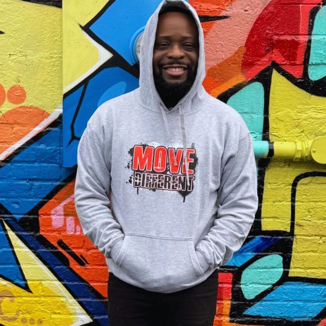 My Gorgeous Clothing Hoodies Move Different Hoodie- Gray