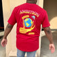 Ambition T Shirt — premium men’s cotton tee with consistent fit and breathable comfort- Red
