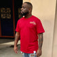 Ambition T Shirt — premium men’s cotton tee with consistent fit and breathable comfort- Red