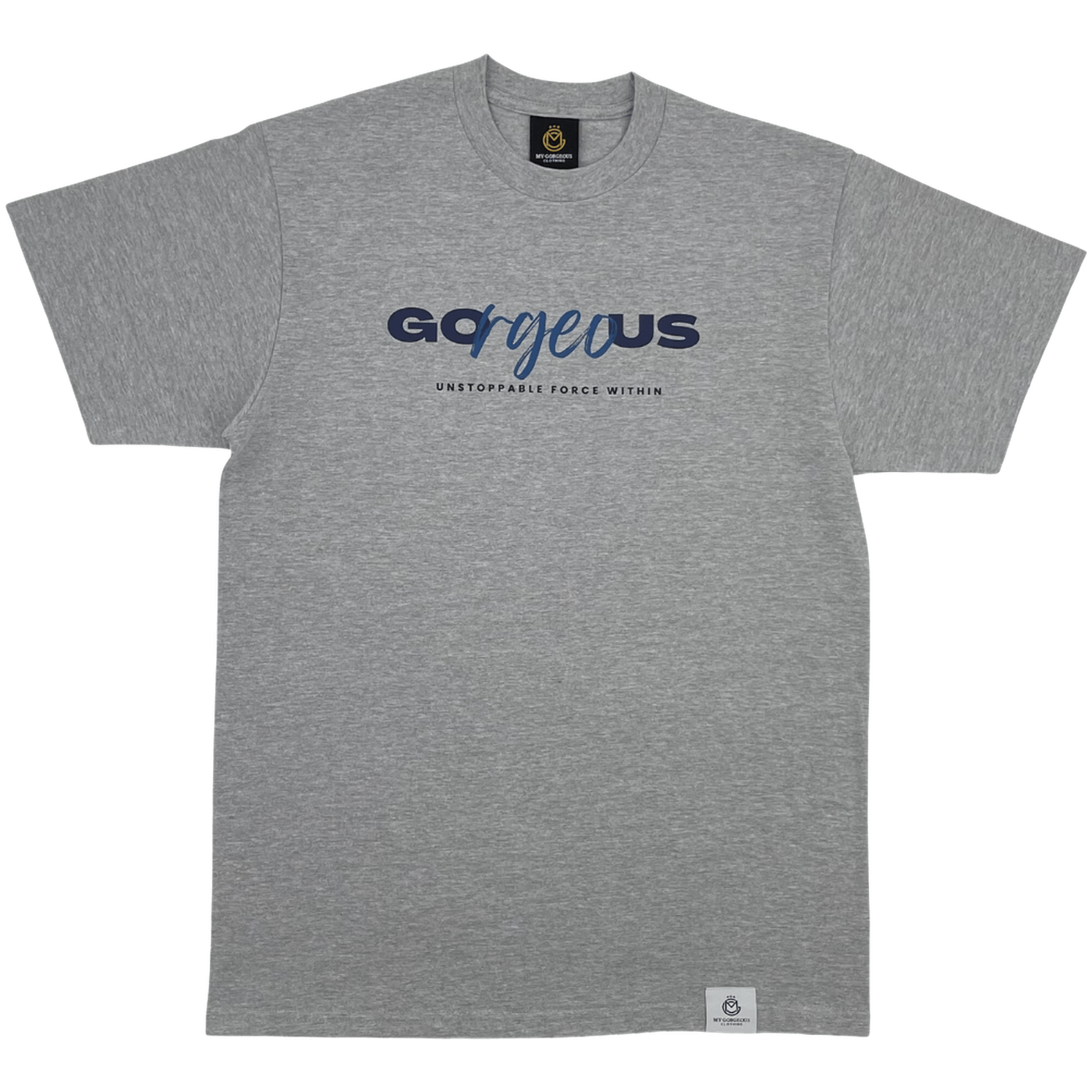 Unique Force T Shirt — breathable cotton tee with defined fit and comfort. -Gray