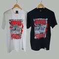 Move Different T Shirt — breathable cotton tee with movement-ready fit. -White and Black