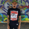 Move Different T Shirt — breathable cotton tee with movement-ready fit. -Black