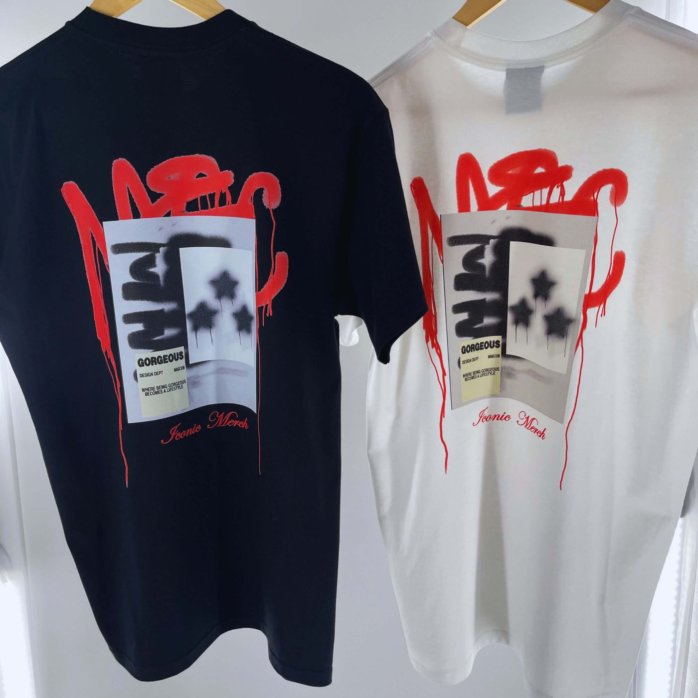 Mr. Iconic T Shirt — soft premium cotton tee with everyday confident fit. -White and Black