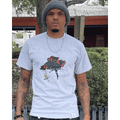 My Rose, My Style T Shirt — breathable cotton tee with statement graphic and comfortable fit. -Gray
