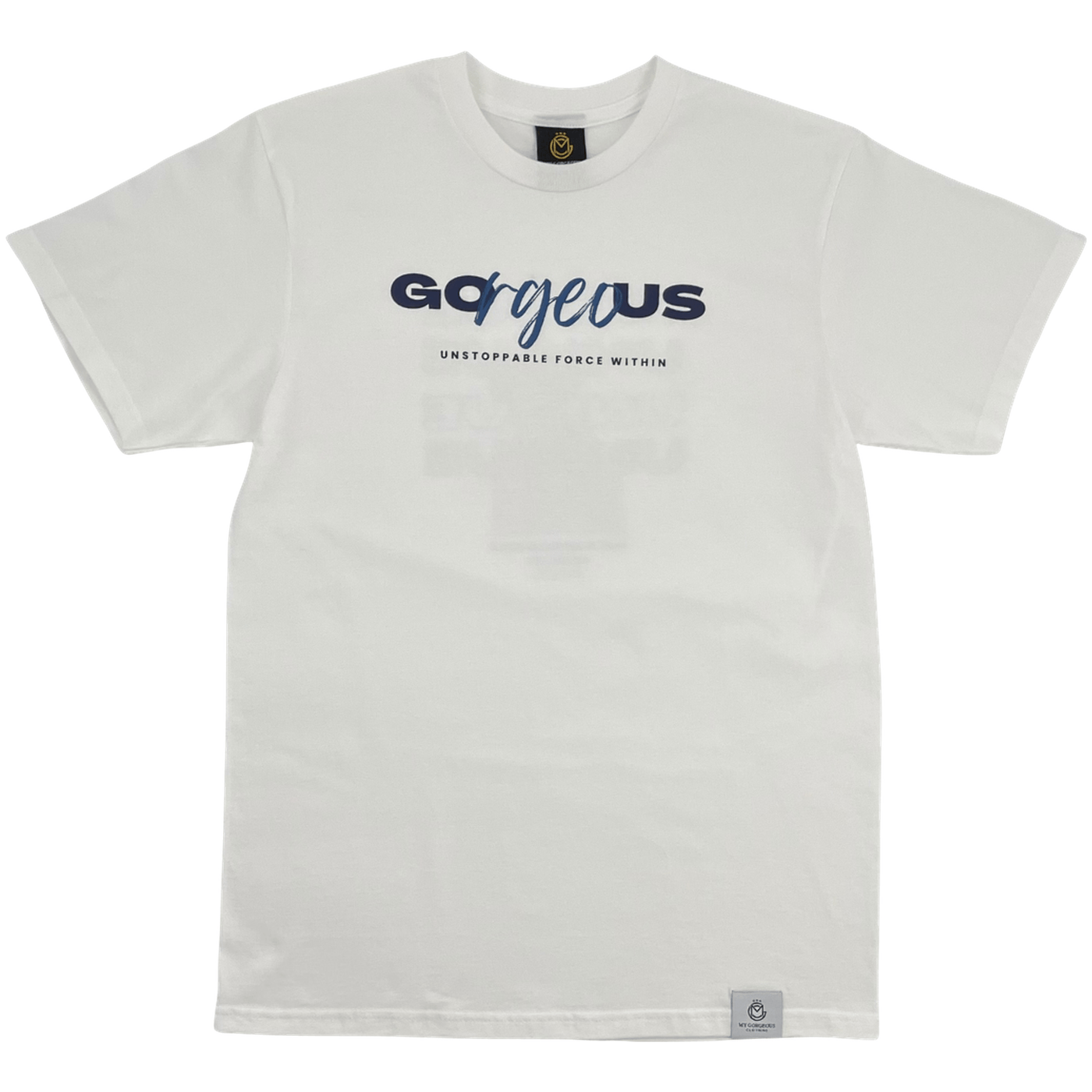 Unique Force T Shirt — breathable cotton tee with defined fit and comfort. -White