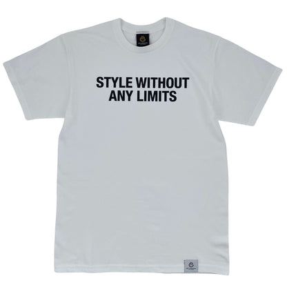 Without Any Limits T Shirt — breathable relaxed cotton tee with all-day comfort. -White